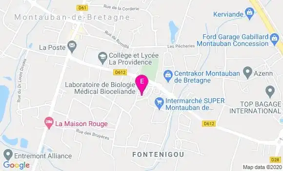 Localisation Laboratoire Bioceliande