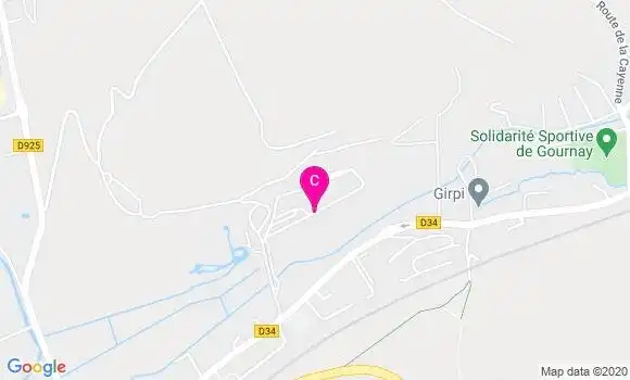 Localisation Ssr Clinique du Petit Colmoulins