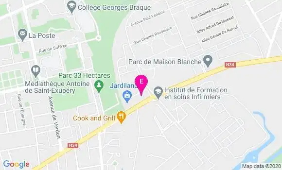 Localisation Unité de Soins de Longue Durée la Roseraie