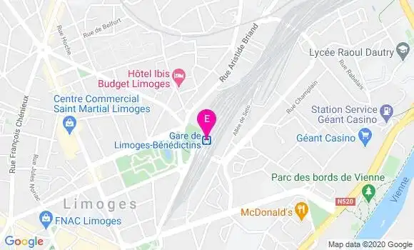 Localisation Service de Soins Sncf