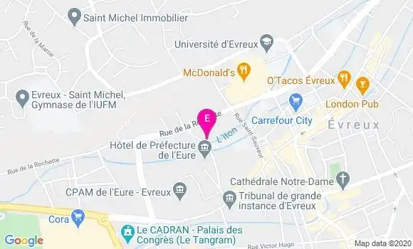 Localisation Service Départemental de l