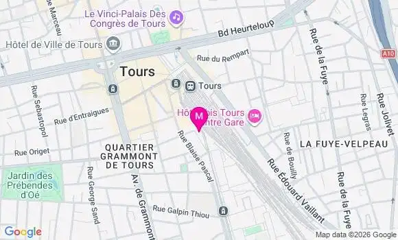 Localisation Service de Soins Sncf