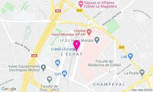 Localisation Mdph du Val de Marne