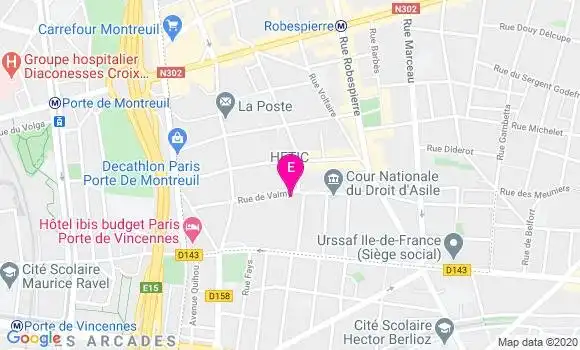 Localisation Santé Plus Montreuil République Valmy