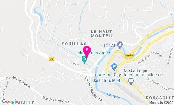 Localisation Centre de Santé Municipal