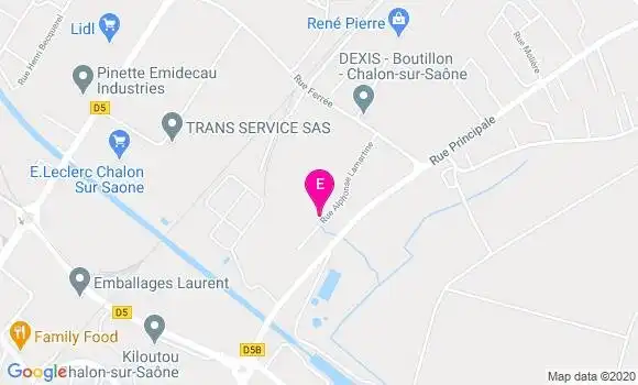 Localisation Médecine du Travail du Btp