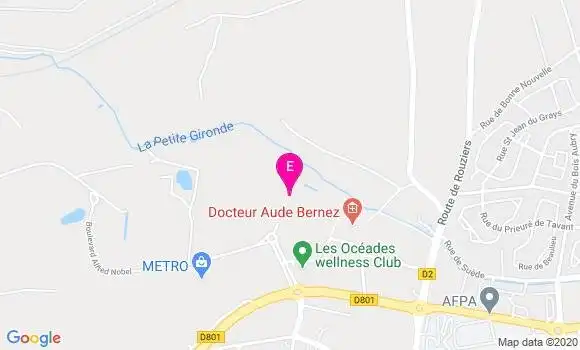 Localisation Ortho Alliance Alfred Nobel