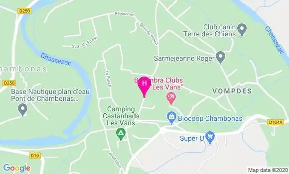 Localisation Ehpad du Centre Hospitalier Leopold Ollier