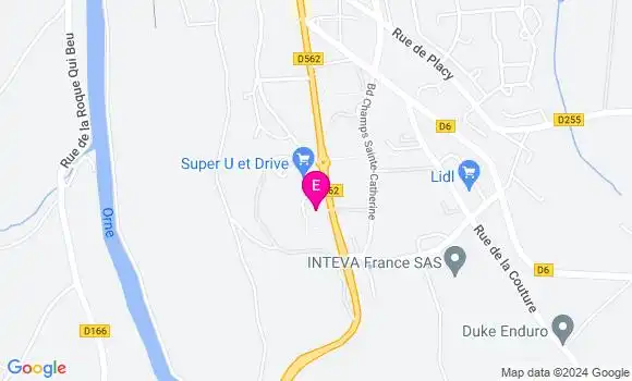 Localisation Ehpad Asile de Marie Thury Harcourt