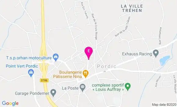 Localisation Ehpad Résidence la Villeneuve