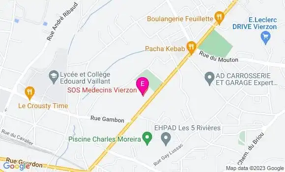 Localisation Maison Médicale de Garde