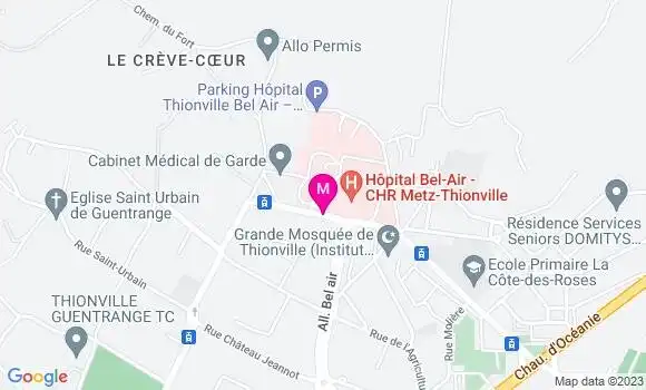 Localisation Maison Médicale de Garde