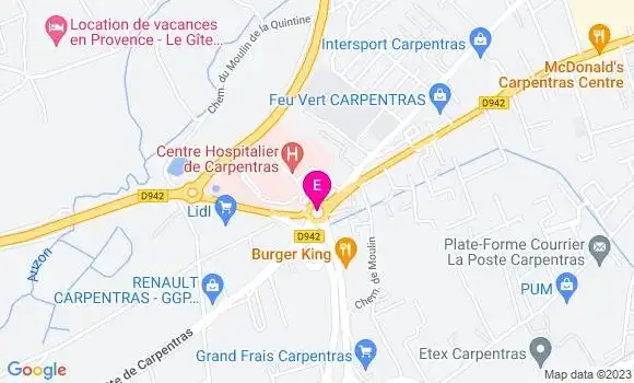 Localisation Maison Médicale de Garde