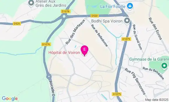 Localisation Maison Médicale de Garde
