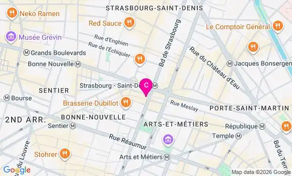 Localisation Centre de Santé Mediksante Paris 2