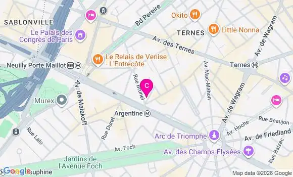 Localisation Centre Dentaire Paris Etoile