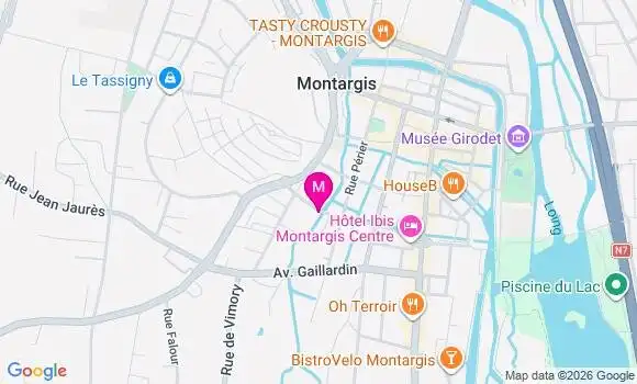 Localisation Centre Dentaire Dentapte Montargis