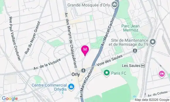 Localisation Centre de Santé Municipal d