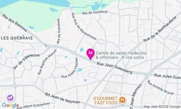Localisation Centre de Santé Polyvalent a Vos Soins