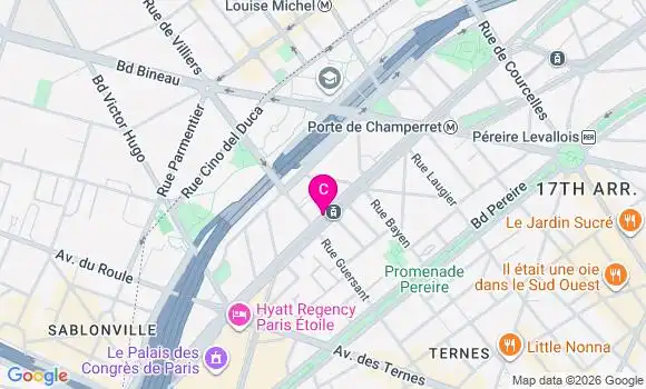 Localisation Centre de Santé Parisien Médical et Ophtlmologie
