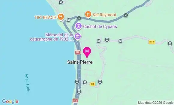 Localisation Centre de Santé Nord Caraibe