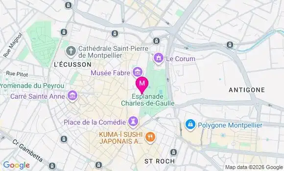 Localisation Centre de Santé Dentaire Montpellier