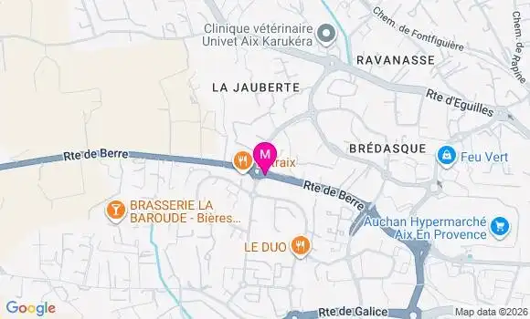 Localisation Centre de Santé Allodent Aix en Provence