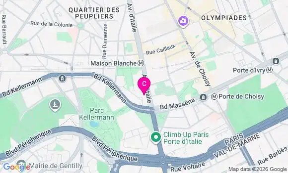 Localisation Centre de Santé Porte d