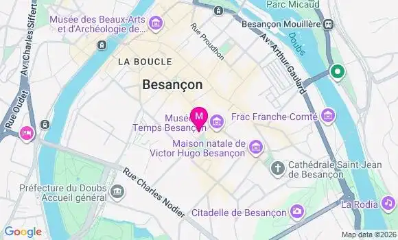 Localisation Centre Médico Dentaire Besançon