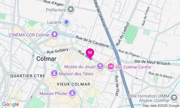 Localisation Centre de Santé Dentaire