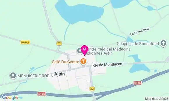 Localisation Centre de Santé Medecins Solidaires