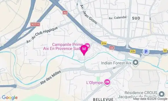 Localisation Centre de Santé Espace Dentaire Beauvalle