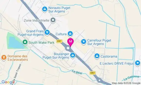 Localisation Centre de Santé Dentaire Vertuo Puget