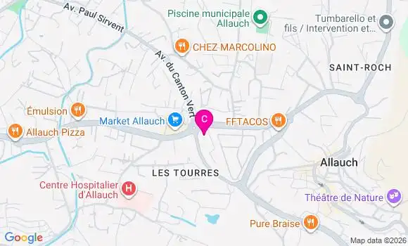 Localisation Centre de Santé Dental In Allauch