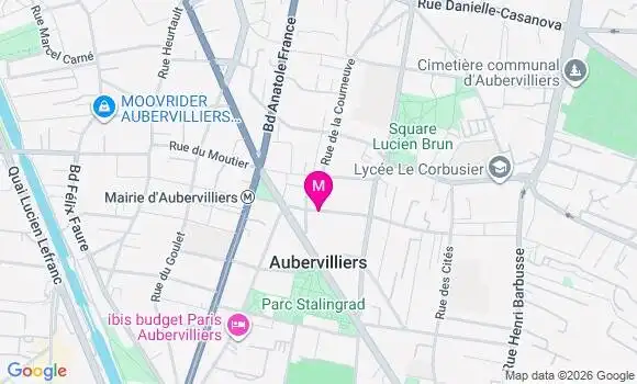 Localisation Centre de Santé Dentaire Ophtalmo de la Mairie
