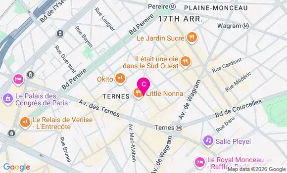 Localisation Centre Access Santé Paris 17