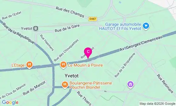 Localisation Centre de Santé Medi Caux Bus
