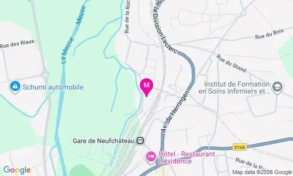Localisation Ehpad Justine Pernot