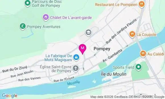 Localisation Maison de Retraite Pompey Hli Pompey Lay