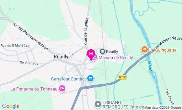 Localisation Centre de Santé Médecins Solidaires de Reuilly