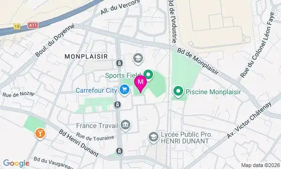 Localisation Centre de Santé Maison Olympe