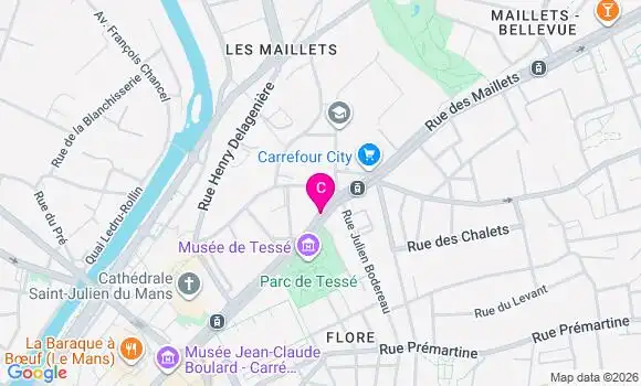 Localisation Service Médical de Proximite Le Mans
