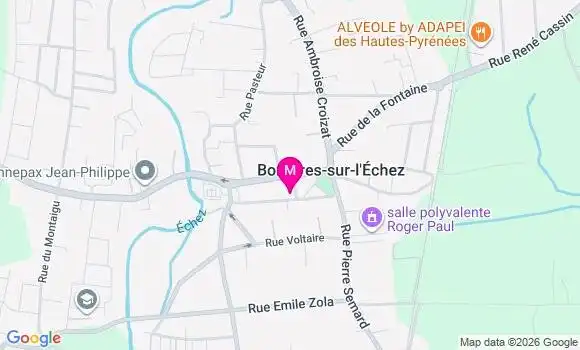 Localisation Centre de Santé Bordères sur l