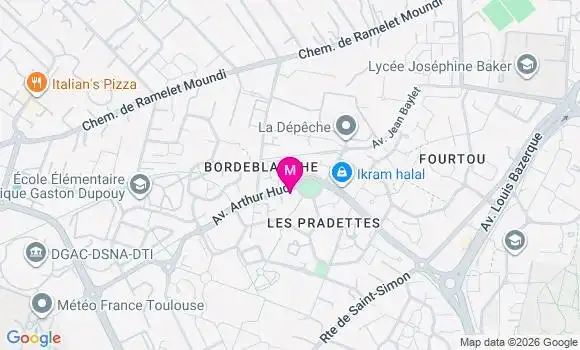 Localisation Centre de Santé Polyvalent des Pradettes