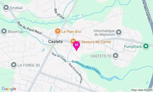 Localisation Ehpad Le Marensin