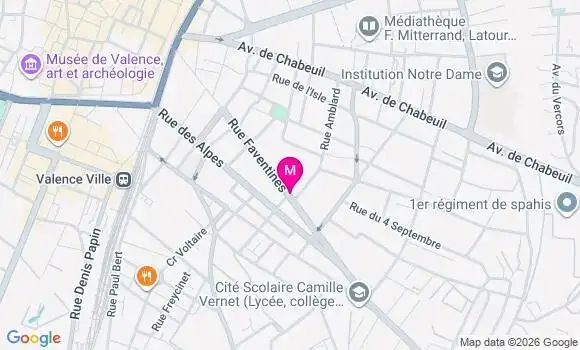 Localisation Centre de Santé du Diaconat Protestant