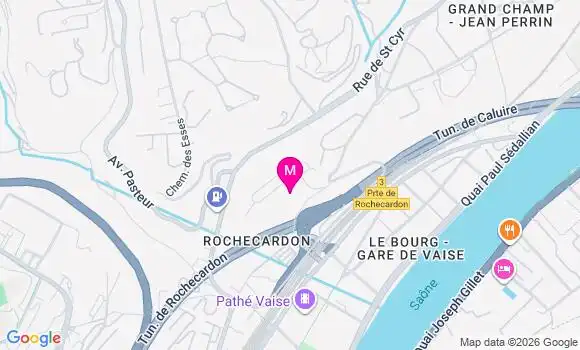 Localisation Ehpad Sainte Anne Lyon 9eme