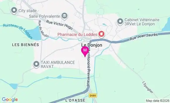 Localisation Ehpad Les Cordeliers