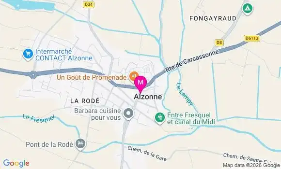 Localisation Centre de Santé Intercommunal