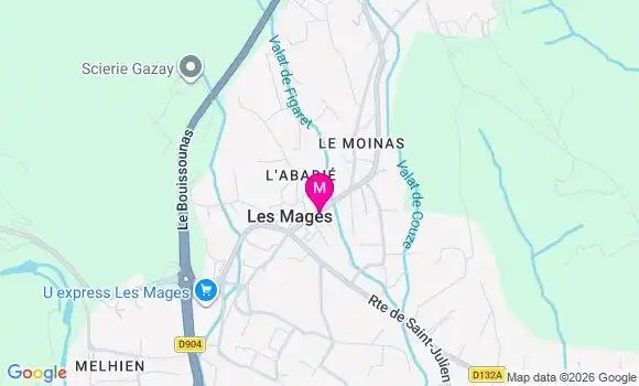 Localisation Centre de Santé Polyvalent Filieris de les Mages
